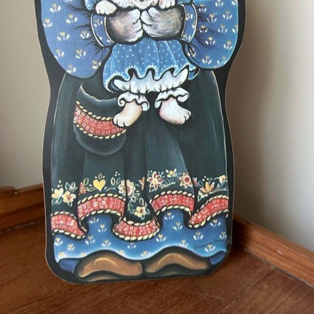 Vintage Roxanne Olsen Art Standing Kitty Cat - Picture 5 of 7